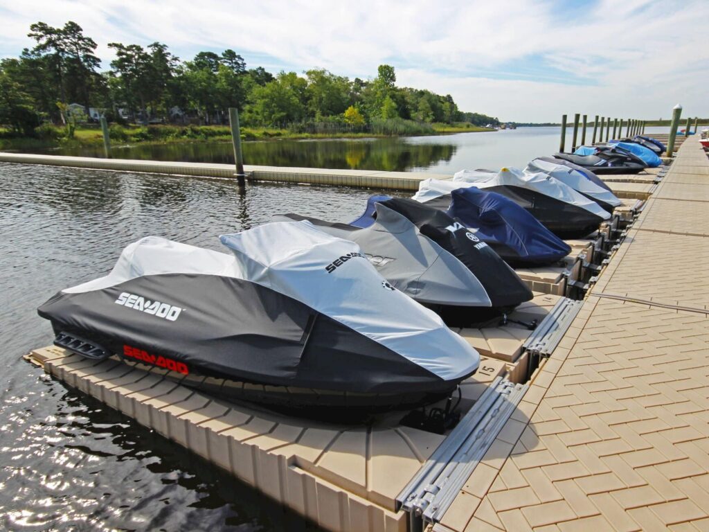 Personal watercraft and jet ski slips