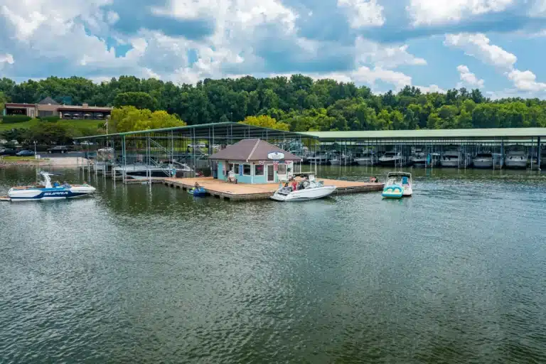 Fuel dock and ship store at Sun Life Concord Marina